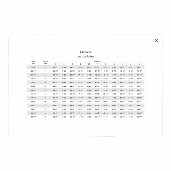 NEW GLAMORISE Sport Bra Size 44DD Grey/Black NWOT - Picture 13 of 15